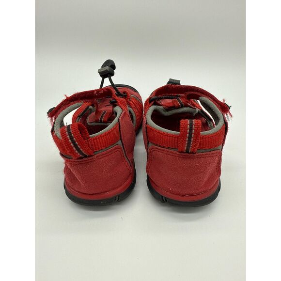 Keen Seacamp II CNX Red Gray Water Sandals Toddler 13 - Picture 4 of 6
